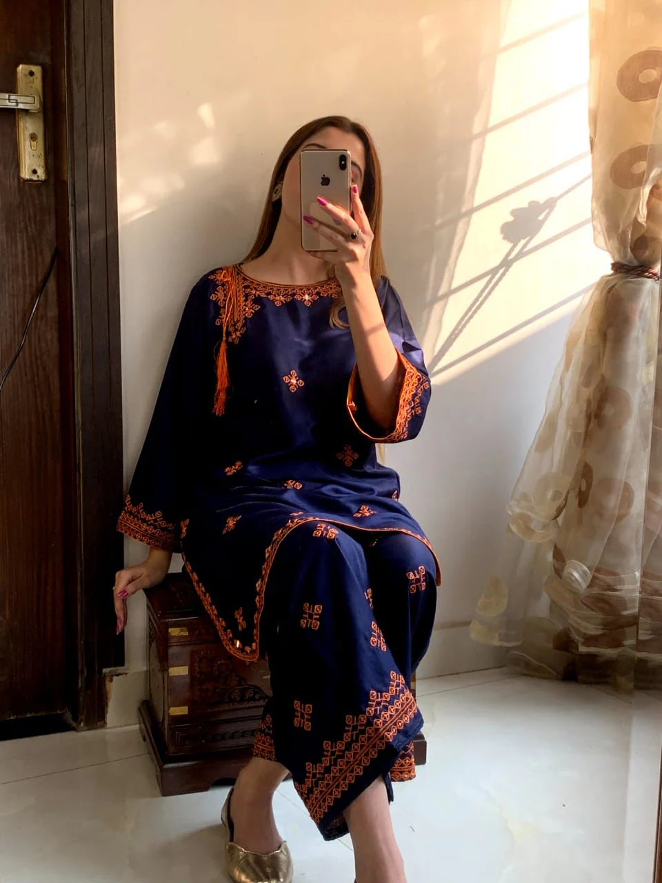 BALOCHI EMBROIDERY 2PCS - Image 17