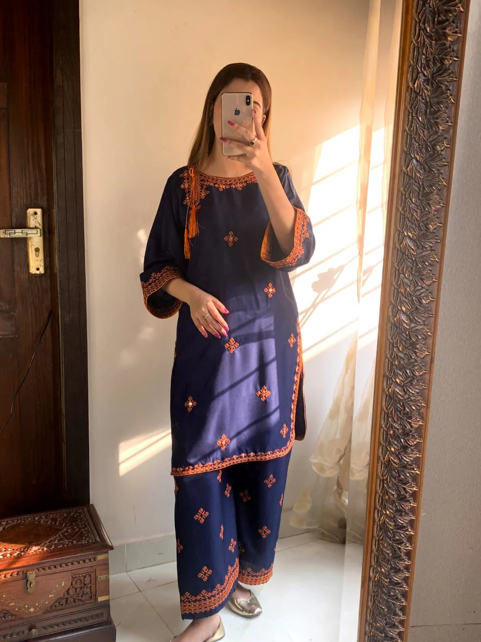 BALOCHI EMBROIDERY 2PCS - Image 18