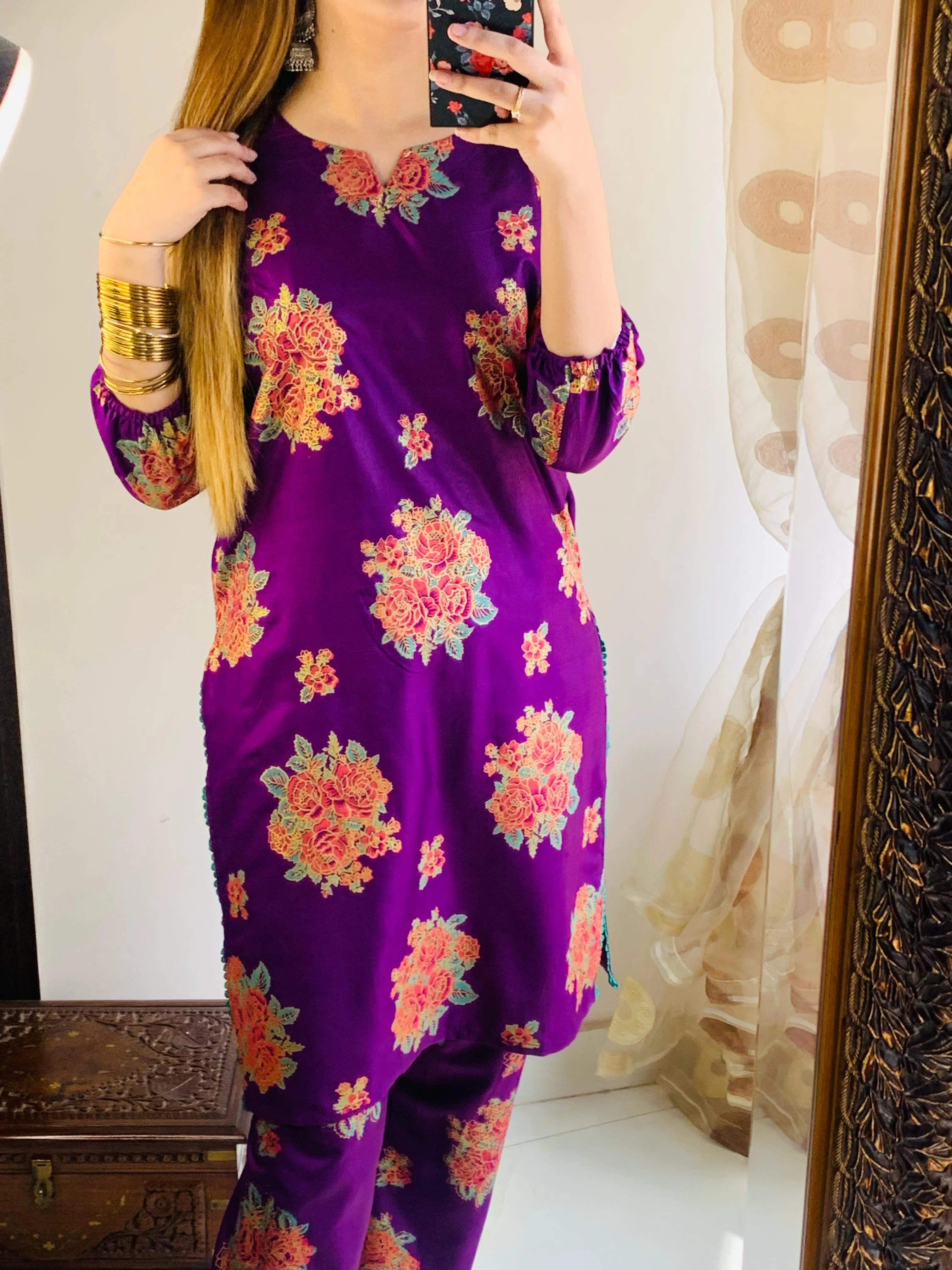 GULABAY-GUL PRINT 2PCS STITCHED - Image 12