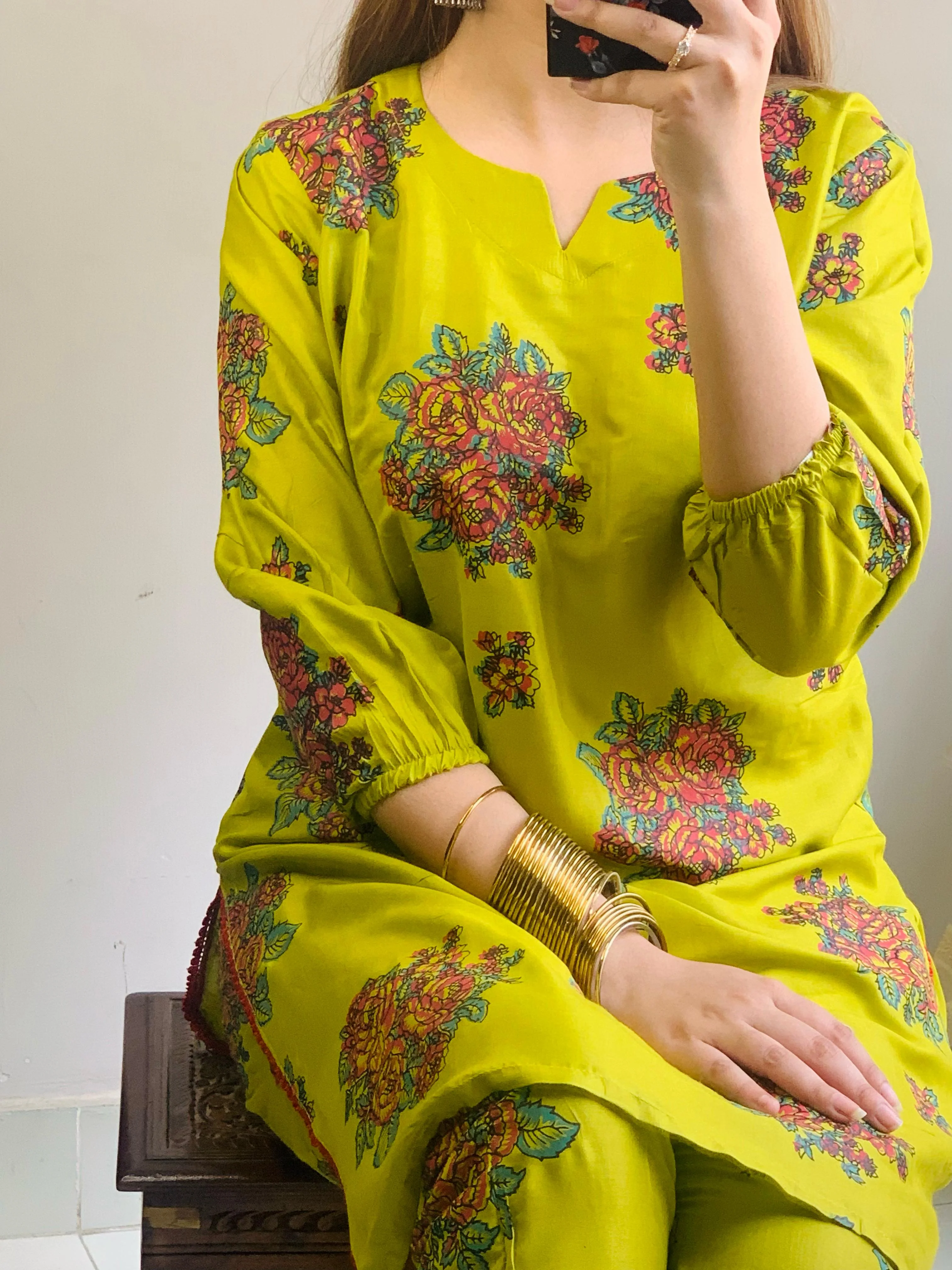 GULABAY-GUL PRINT 2PCS STITCHED - Image 17