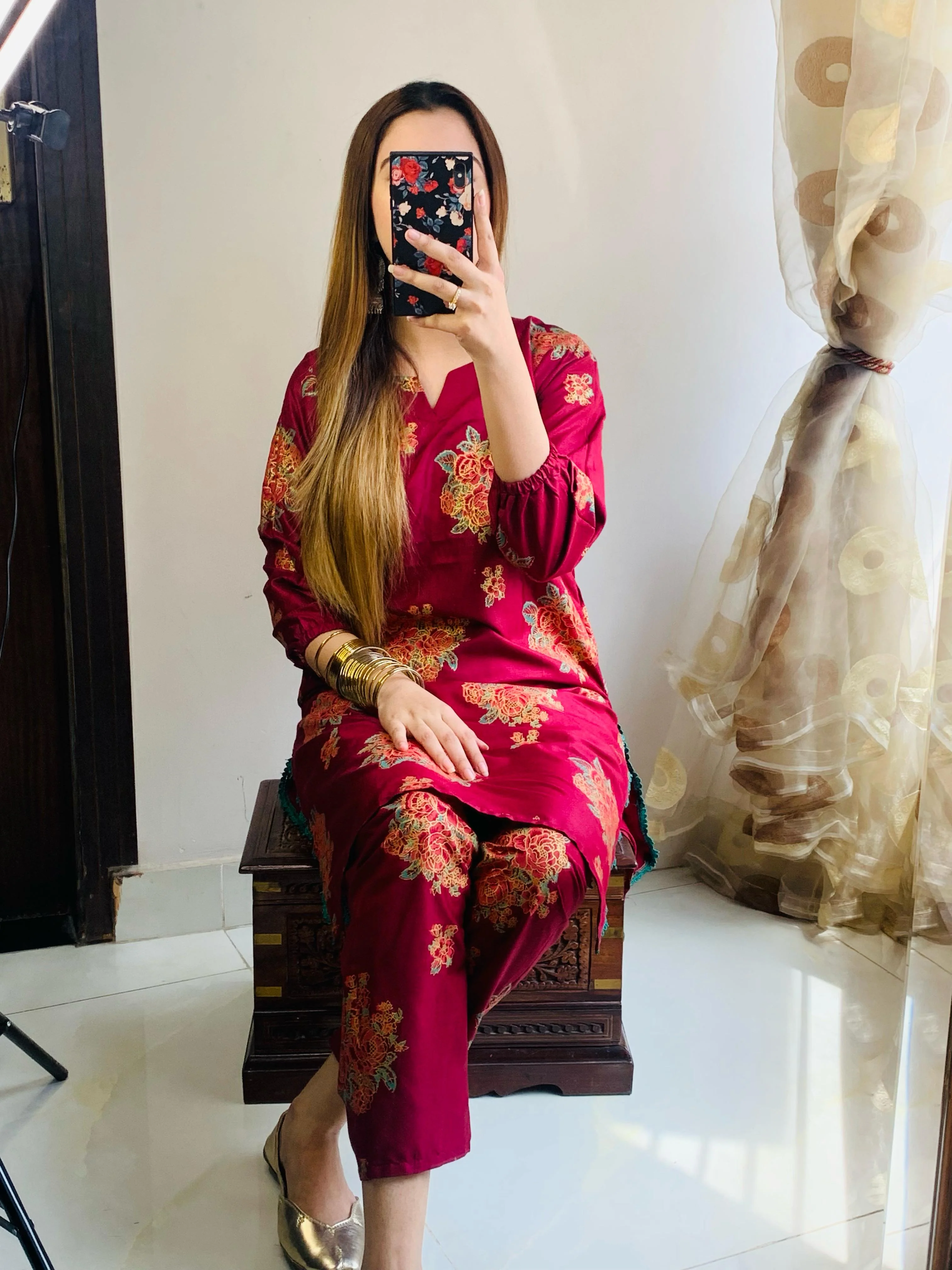 GULABAY-GUL PRINT 2PCS STITCHED - Image 18