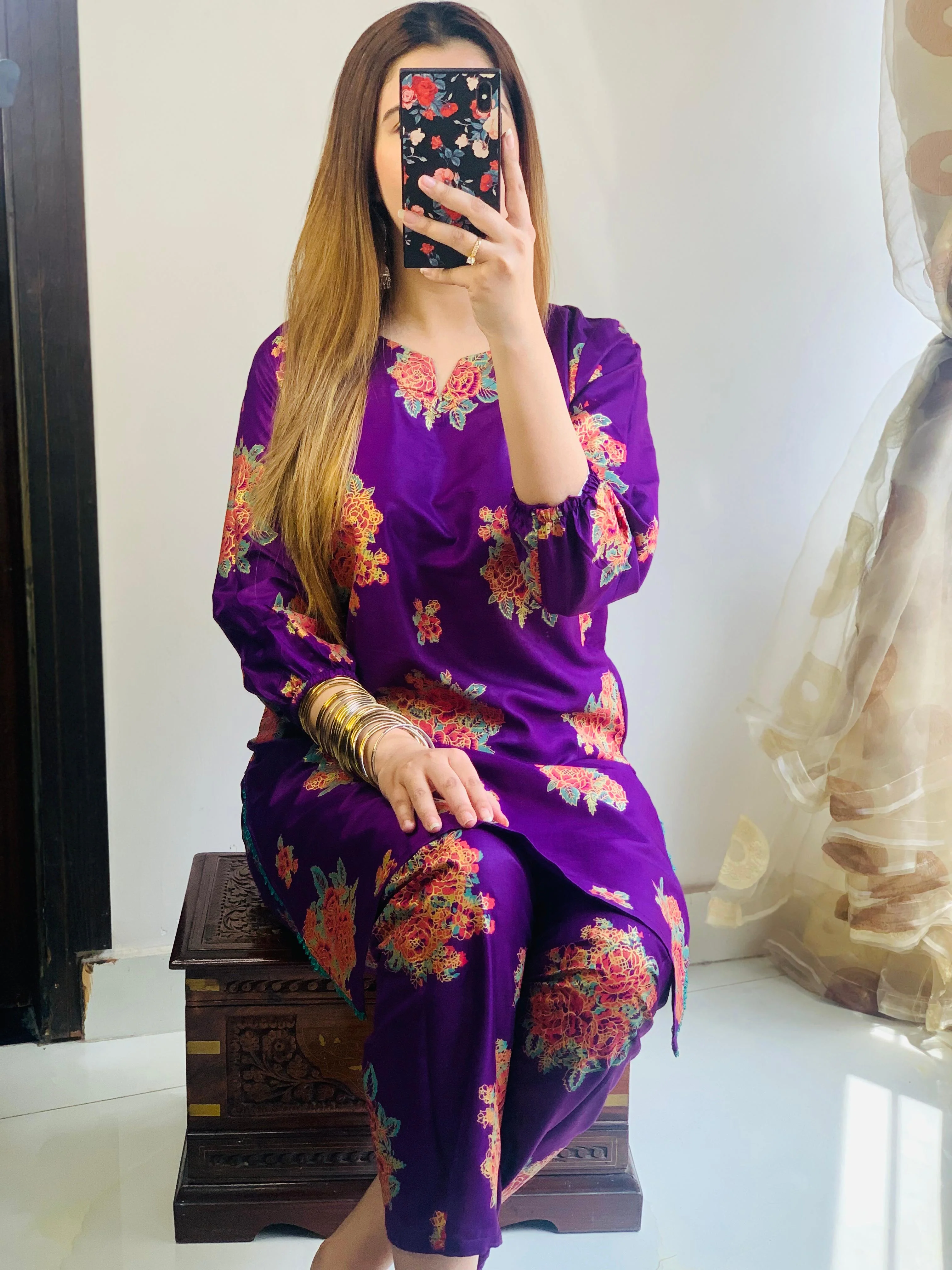 GULABAY-GUL PRINT 2PCS STITCHED - Image 19