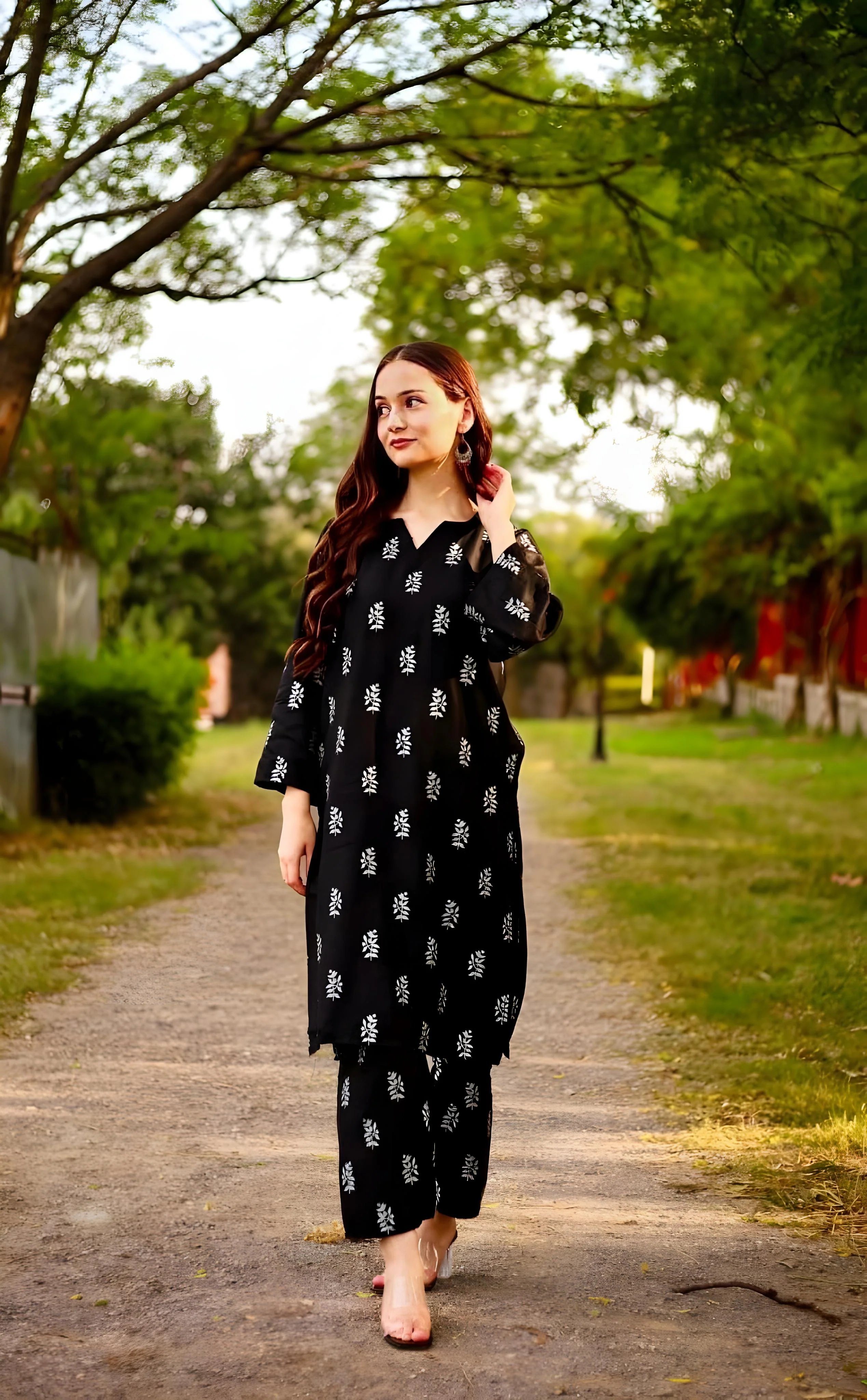 SALEHA BLOCK PRINT 2PCS STITCHED - Image 10