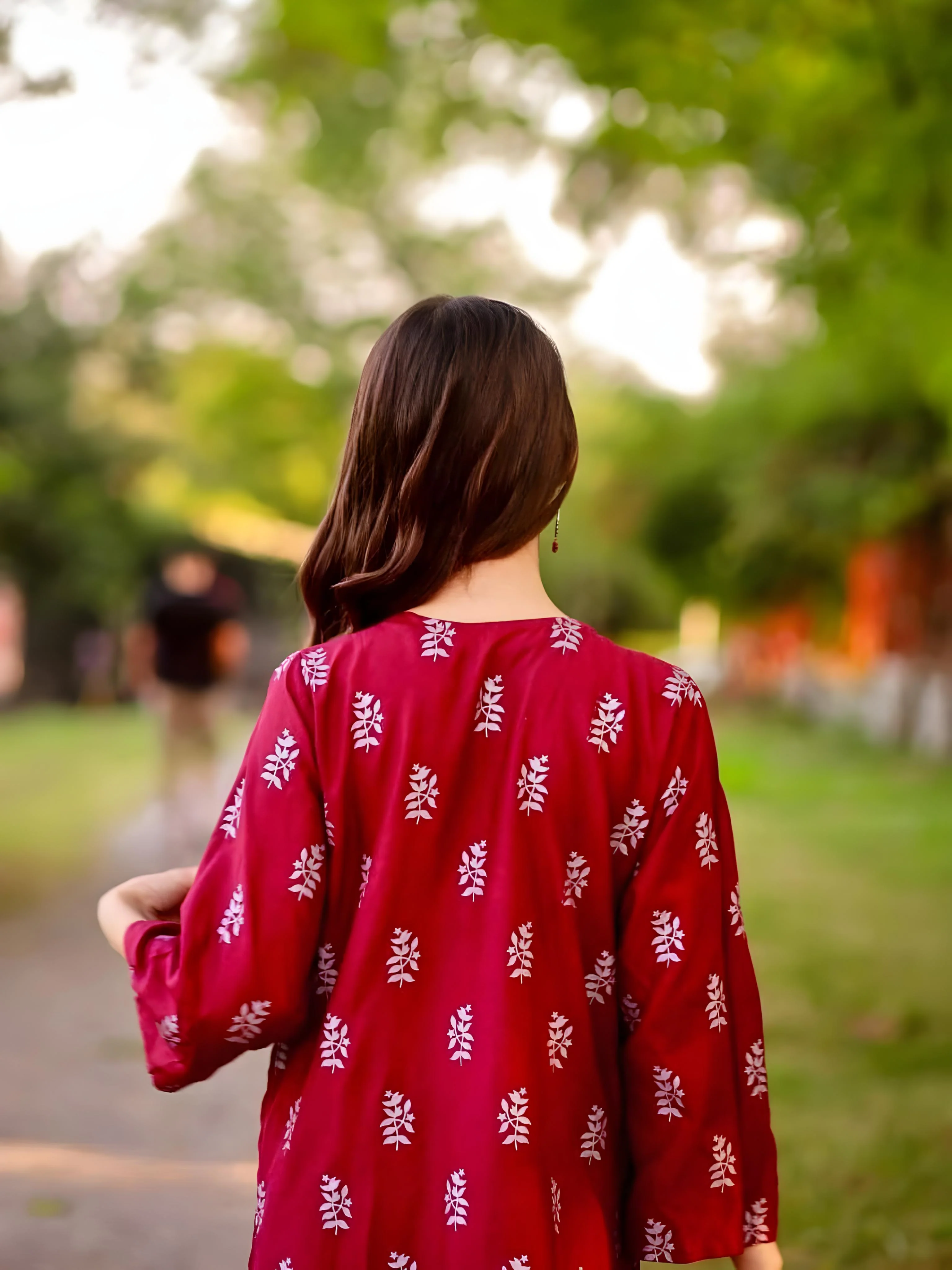 SALEHA BLOCK PRINT 2PCS STITCHED - Image 8