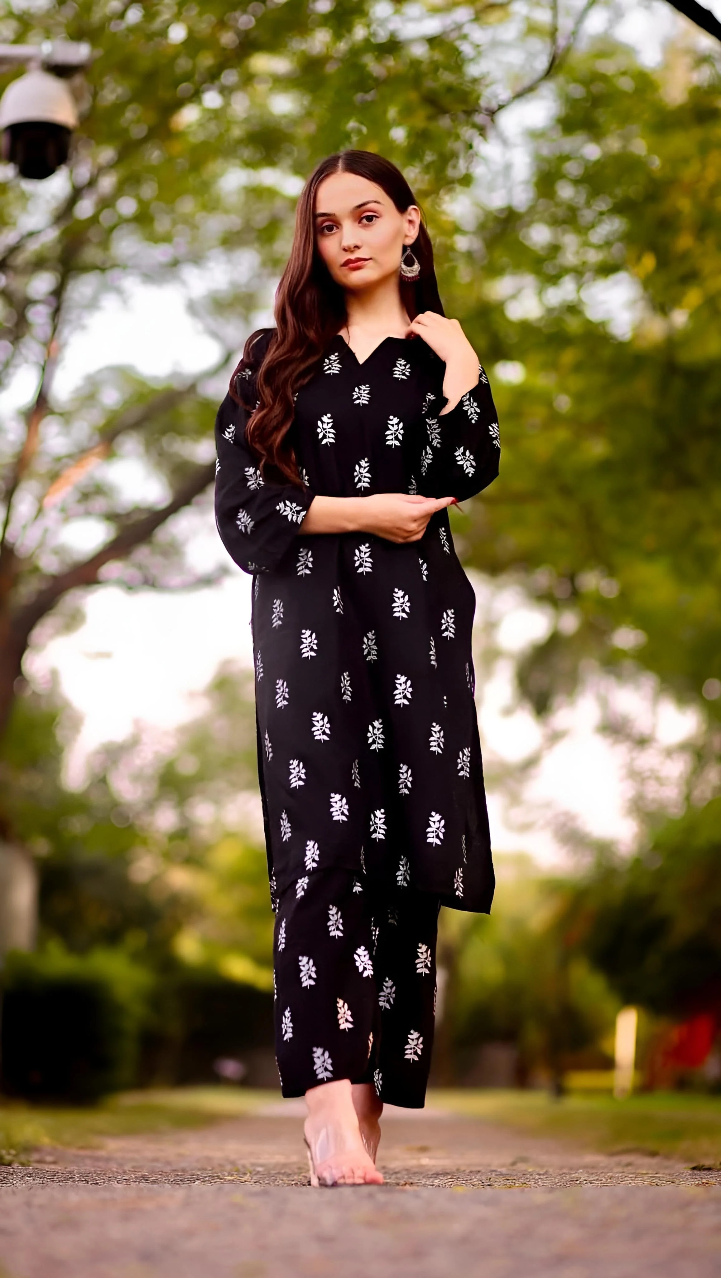 SALEHA BLOCK PRINT 2PCS STITCHED - Image 9